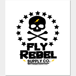 FLY REBEL SKULL EDITION Posters and Art